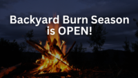 Backyard Burn Season is Open