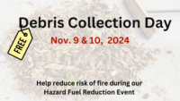 Debris Collection Days – Nov. 9 & 10